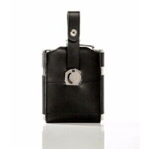 Brouk & Co. Teed Up Flask Kit Black Vegan Leather Case $85 Retail Read